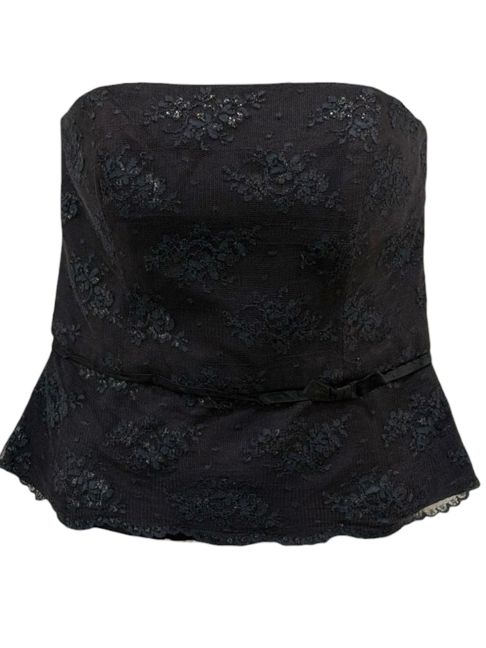 Y2K Michaelangelo Strapless Corset Top